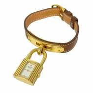 HERMES Kelly 鎖頭 手錶 框R刻