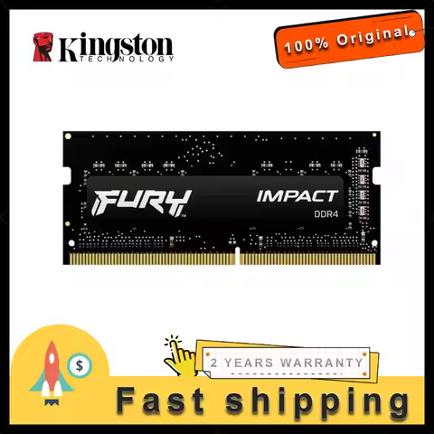 Kingston FURY Impact DDR4 SODIMM Laptop RAM 8GB 16GB 2133/2400/2666/3200MHz 260Pin Notebook Memory