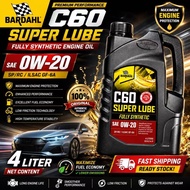 BARDAHL C60 Fully Synthetic 0W20 SP-RC & ILSAC GF-6A 4LITER