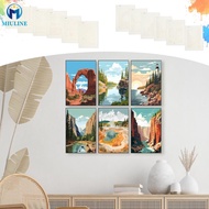 6 Pcs Paint by Numbers Kit for Beginners DIY Paint by Number Set with Canvas for Home Decor SHOPTKC7