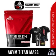 Agym Nutrition Agym Titan Mass Gainer Weight Gainer Mass Muscle Building (2KG)