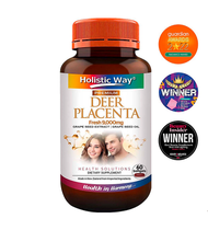 Holistic Way Premium Deer Placenta Fresh 9000mg (60Softgels)