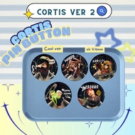 CORTIS BUTTON PIN - CORTIS PIN BUTTON 44MM