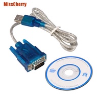 [MissCherry] Usb To Rs232 Serial Port Db9 9 Pin Male Com Port Converter Adapter Cable Pda