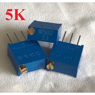 POTENSIOMETER precision POTENSIO meter TRIMPOT multiturn adjustable variable resistor VR 5K 5000 ohm