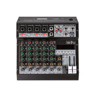 BOMGE-HM6/4 Audio Mixer 99DSP Steel Plate USB DJ Mixing Console with MP3 Jack 48V Power Supply for C