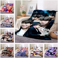 BTS BTS BTS Blanket Sofa Office Nap Blanket Soft Keep Warm Can Customize c4