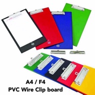 A4 / F4 PVC Wire Clip Board （A4 & F4 size）Folder / Holder / File