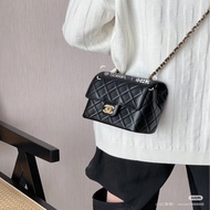 香奈兒Chanel 22k 山羊皮 復古方胖子黑金