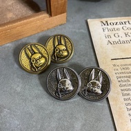 鈕扣耳環x探察的兔子