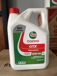 น้ำมันเครื่อง คาสตรอล GTX 20W-50 4ลิตร (เบนซิน) และเชื้อเพลิงร่วม NGV/CNG/LPG Castrol