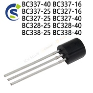 100PCS BC337 TO-92 NPN transistor BC337-40 BC337-16 BC337-25 BC327-16 BC327-25 BC327-40 BC328-25 BC3