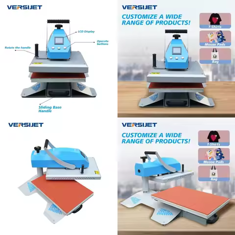 40*60 Heat Press Machine Sublimation Heat Press Machine T Shirt Printing Machine Clothing Heat Press