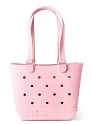 Simple Modern Beach Bag Rubber Tote | Waterproof Medium Tote Bag with Zipper Pocket for Beach, Pool 