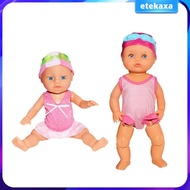 [Etekaxa] Waterproof Swimmer Toy Realistic Electric for 0-3 Years Old Toddlers Friends