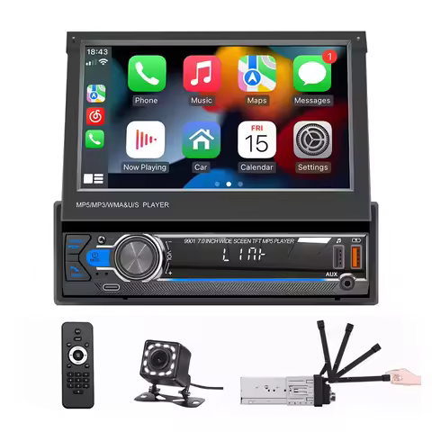 Car Dvd Player 7 Inch BT AUX TF Fm Transmitter Car Stereo o Mp5 Mp3 Multimedia Player Car Radio With