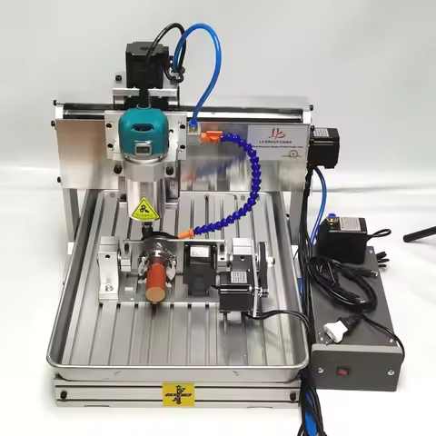 LYF 1500W 2030 3040 3060 4060 CNC Engraving Machine 3 Axis 4 Axis 5 Axis CNC Wood Router Engraving D