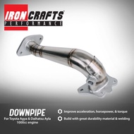 Ironcrafts Downpipe Toyota Daihatsu 1KR-DE/1KR-VE Engine (Agya, Ayla, Sigra 1000cc)