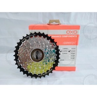 Sprocket Freewheel OXO 8 Speed Thread 13 - 34T Megarange