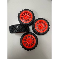 1/10 Rally Tyre 4pcs For Rc Car