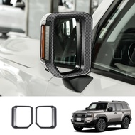For Toyota Land Cruiser 250 Prado LC250 2024 2025 Exterior Rear View Mirror Visor Cover Decoration R