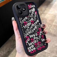 Casing hp for Realme C53 C51 C51s Note 50 Narzo N53 Case Irregular letters silicone protection Kasin