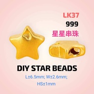 Wing Sing Loket Emas 999 DIY Star Beads