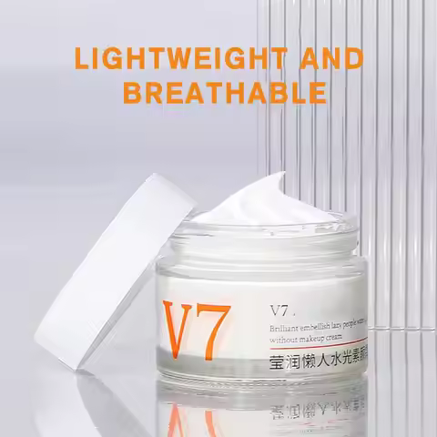 50g V7 Deep Hydration Face Cream Waterlight Whitening Moisturizing Cream Nourish Brighten Skin Tone 