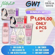 Natasha Geisha White ( BUNDLE SET ) Exfoliating Kojic Bar Scar And Blemish, Body Care Soap