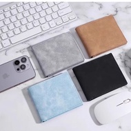 Card Holder Wallet One Men's Ultra-Thin Short Wallet Soft Leather Wallet Lightweight Simple Multi-Ca