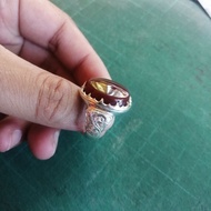 cicin perak 960 handmade batu akik yaman