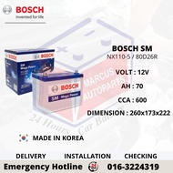 BOSCH SM MEGA POWER NX110-5 / NS70 / 80D26R CAR BATTERY