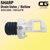 Sharp ESX1168 / ESX1278 Drain Valve Assembly Valve Packing Drain Valve Washing Machine Sharp