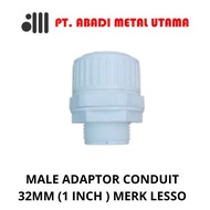 FITTING CONDUIT MALE ADAPTOR CONDUIT 1 NCH (32MM) LESSO BRAND