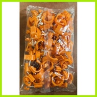 ▥ ☬ Pvc clamp 1/2"  (Per Pack 100pcs)Orange