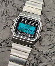 HUBSTORE CASIO 卡西歐 Casioak F91 F91WM F-91 F-91WM F-91WM-7 F-91WM-7A 銀藍色 防水 有現貨