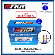 FKR BASIKAL TIUB DALAM 26x1.75/1.95 AV BUTYL BICYCLE TUBE