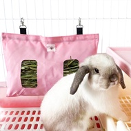 Rabbit Hay Hanging hay holder Food holder Pet Bowl cage bowl cage hay feeder hay rack兔子草袋子大容量防水布草架