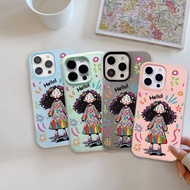 Cute Graffiti Girl Case For Samsung A17 A07 A06 A16 A55 A35 A54 A05S A05 A15 Sq6r