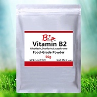 50g-1000g Food-Grade Vitamin B2 Powder,Riboflavin,Ovoflavin,Lactochrome Powder,Antioxidant,Improve e