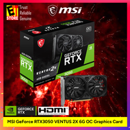 MSI GeForce RTX3050 VENTUS 2X 6G OC (NVIDIA GeForce RTX3050/6GB GDDR6/DP/HDMI) Graphics Card