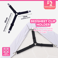 [1/4 Pcs] Bed Corner Holder Triangle Clip Cadar Clipper Holder Bed Sheet Clip Clipper Gripper Mattress Clip Bedside Hold床單三角固定夾