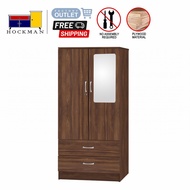 2.5 Feet Wardrobe Cupboard Mirror 8805 Wenge / 5805 Walnut Furniture Almari Baju Bilik Cermin