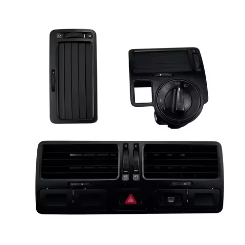 1 Set black Air Outlet Left Right And Center outlet Suitable for VW Golf MK4 1J1819703E 1J1819704E 1