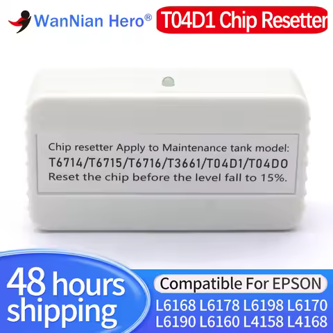 T04D1 Maintenance Tank Chip Resetter for EPSON L6168 L6178 L6198 L6170 L6190 L4158 L4168 L4150 L4160