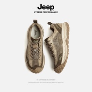 Jeep jeep Men's Shoes Mesh Cloth Shoes German Training Running Casual Racing Shoes Outdoor Hiking Hi