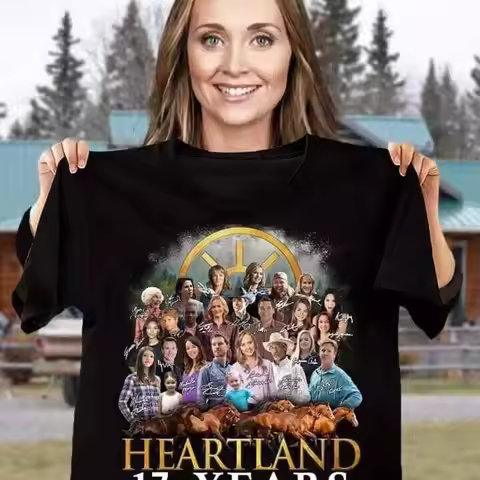 Heartland 17 Years 2007 2024 Thank You For The Memories T Shirt Men