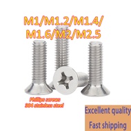 （JSK-1）304 Stainless Steel Phillips Screw Flat Head Machine screw Countersunk screw toy Job screw Ha