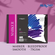 MayArt Marker Bleedproof Pad 75gsm A3/A4
