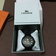 ⌚️Lacoste 鱷魚手錶 經典傳奇時尚腕錶-黑/金時標/44mm